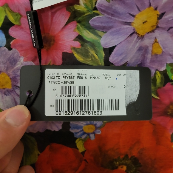 Dolce and Gabbana Floral Poncho blouse - Picture 4 of 6